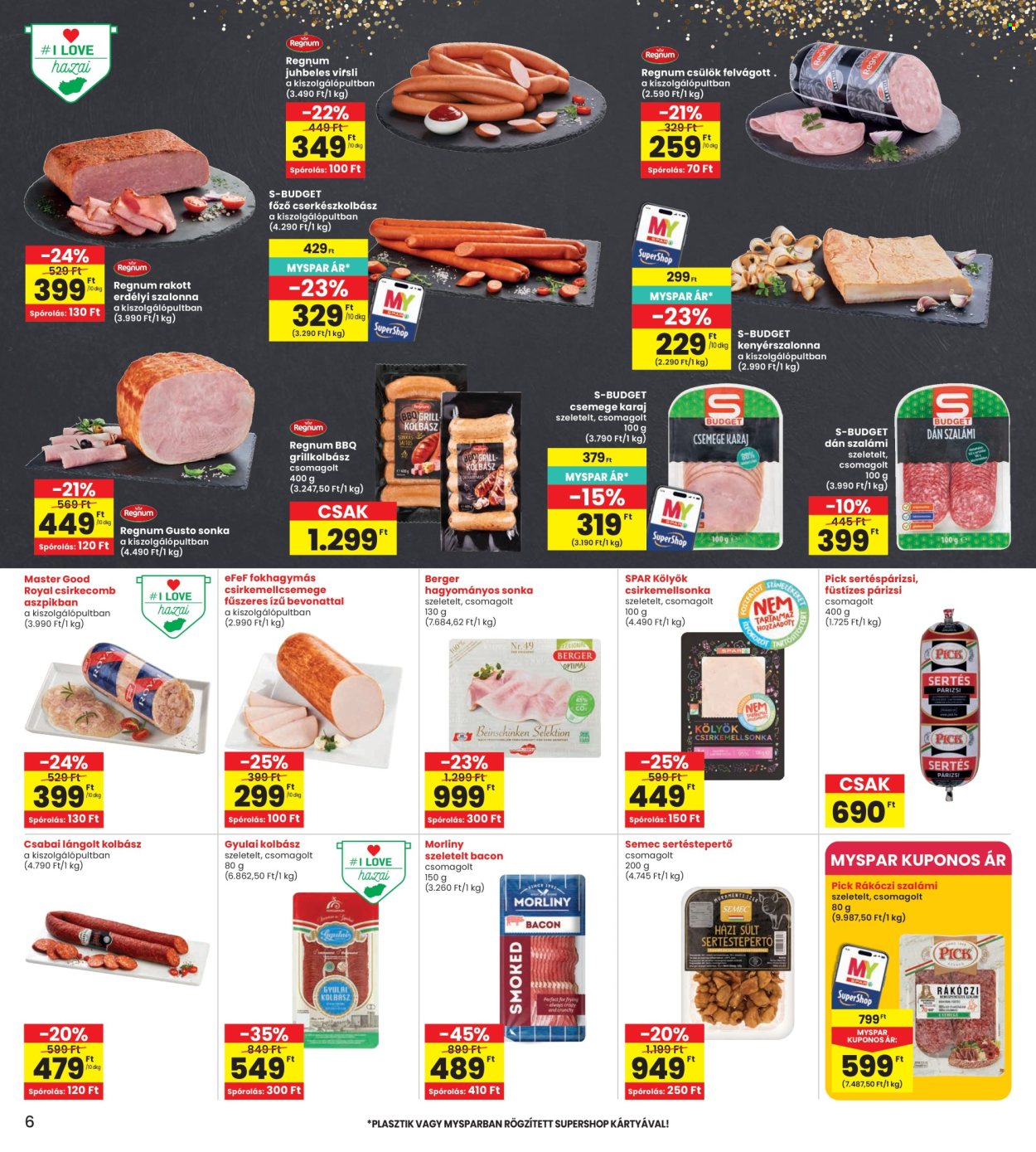 INTERSPAR akciós újságok - 2026.07.09 - 2026.07.15. Oldal 6