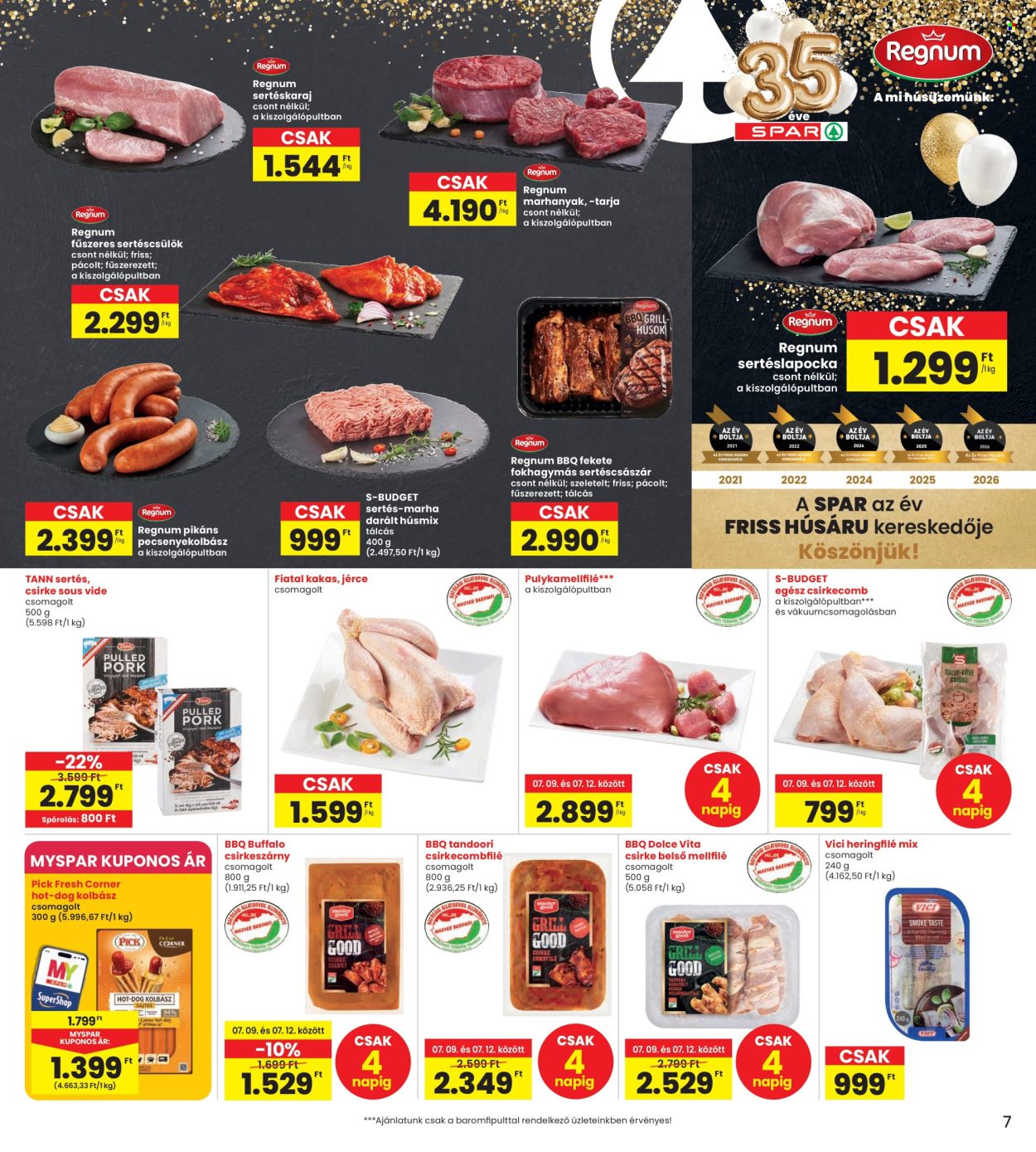 INTERSPAR akciós újságok - 2026.07.09 - 2026.07.15. Oldal 7