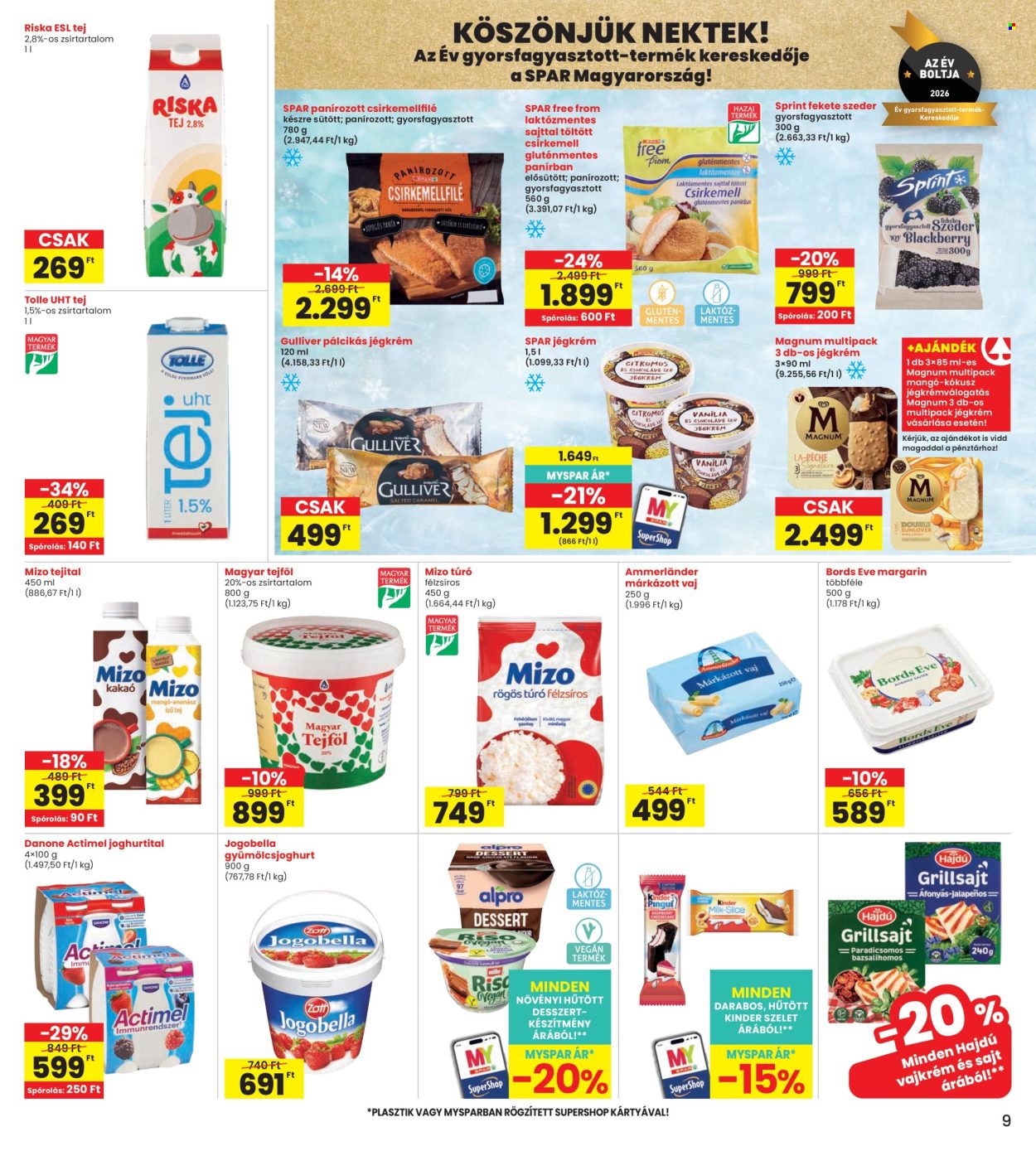 INTERSPAR akciós újságok - 2026.07.09 - 2026.07.15. Oldal 9