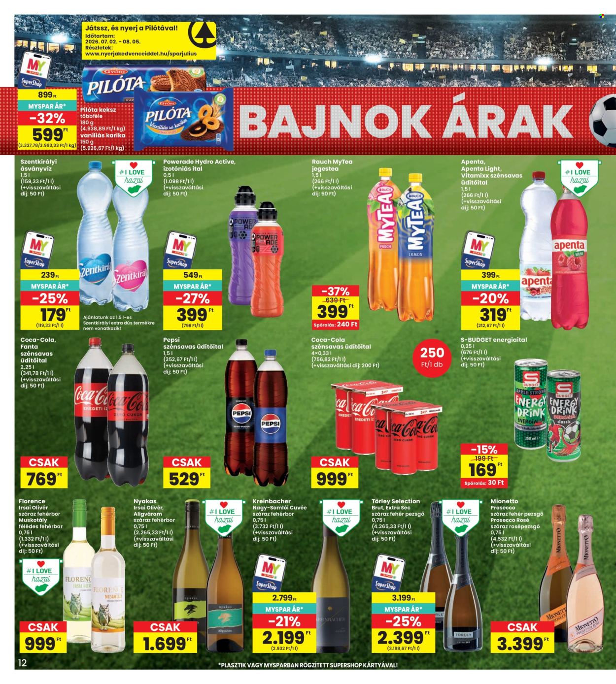 INTERSPAR akciós újságok - 2026.07.09 - 2026.07.15. Oldal 12