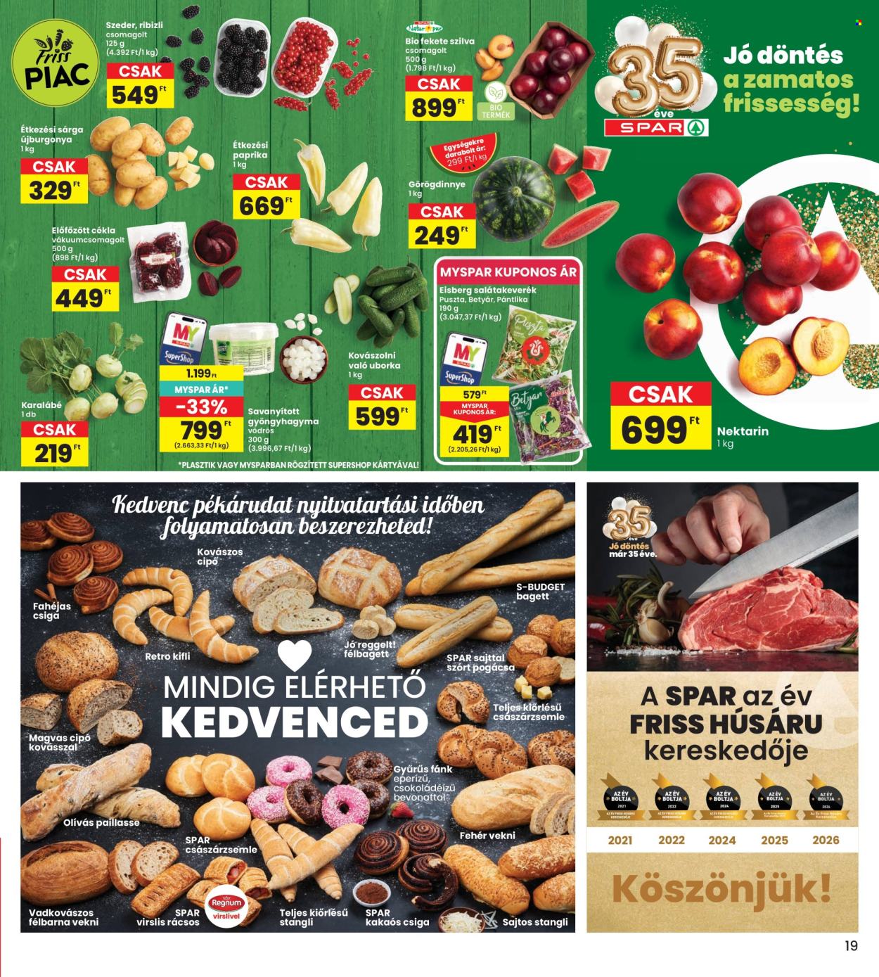 INTERSPAR akciós újságok - 2026.07.09 - 2026.07.15. Oldal 19