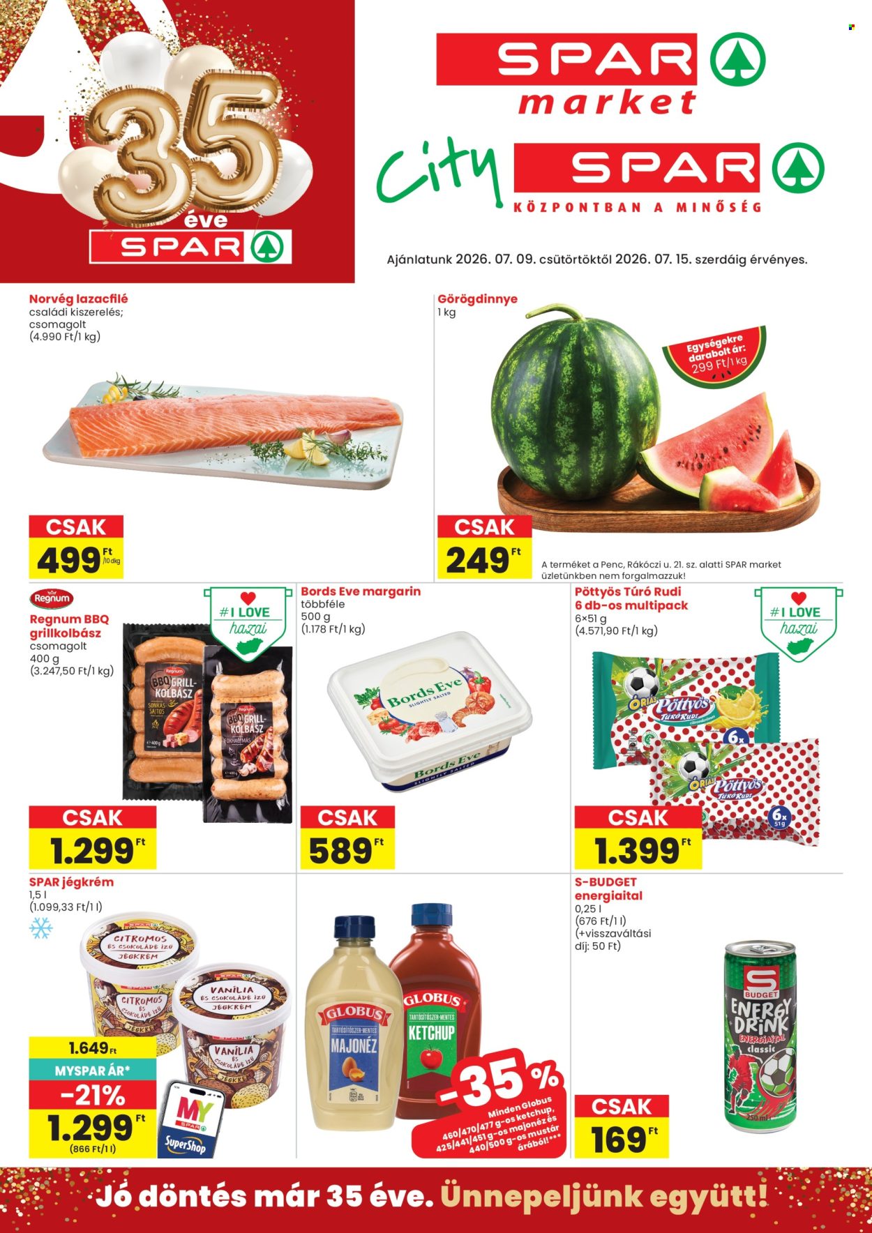 SPAR akciós újságok - 2026.07.09 - 2026.07.15. Oldal 1