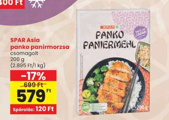 SPAR Asia panko panírmorzsa