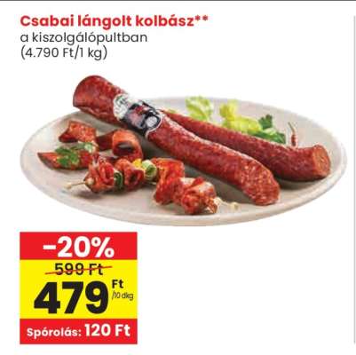 CSABAI Lángolt kolbász*