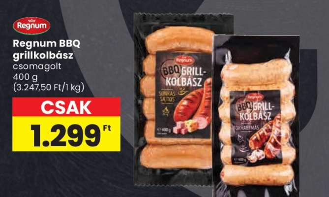 Regnum BBQ grillkolbász