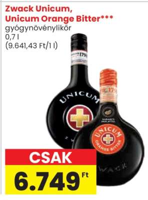 Zwack Unicum, Unicum Orange Bitter