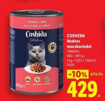 Coshida Nedves macskaeledel