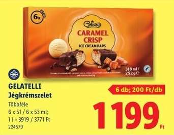Gelatelli Jégkrémszelet