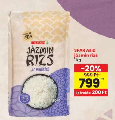 SPAR Asia jázmin rizs