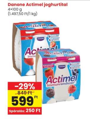 Danone Actimel joghurtital