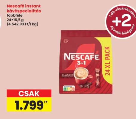 Nescafé instant kávéspecialitás