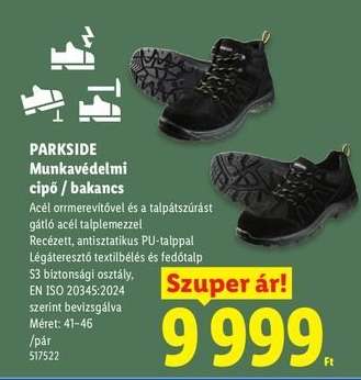 PARKSIDE Munkavédelmi cipő / bakancs
