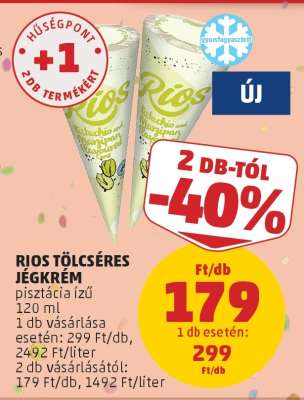 RIOS TÖLCSÉRES JÉGKRÉM