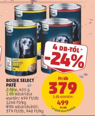 BODIE SELECT PATÉ