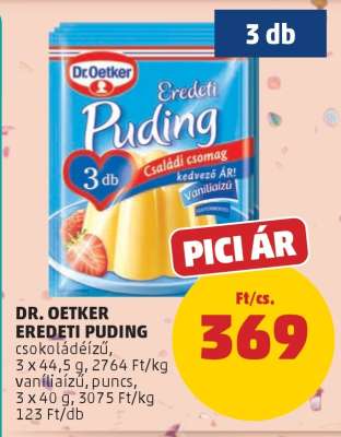Dr. Oetker Eredeti Puding
