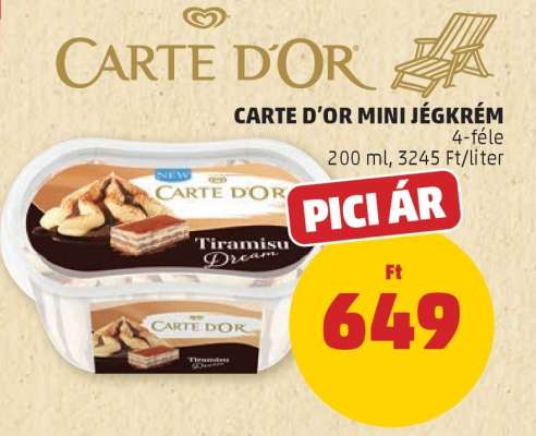 CARTE D’OR MINI JÉGKRÉM