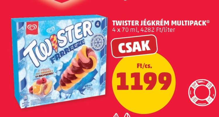 Twister Jégkrém Multipack