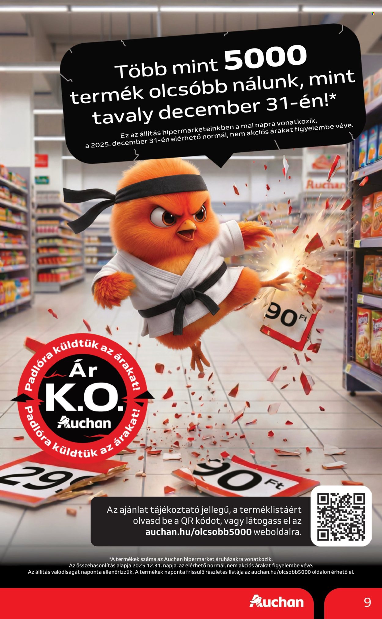 Auchan akciós újságok - 2026.07.09 - 2026.07.22. Oldal 9