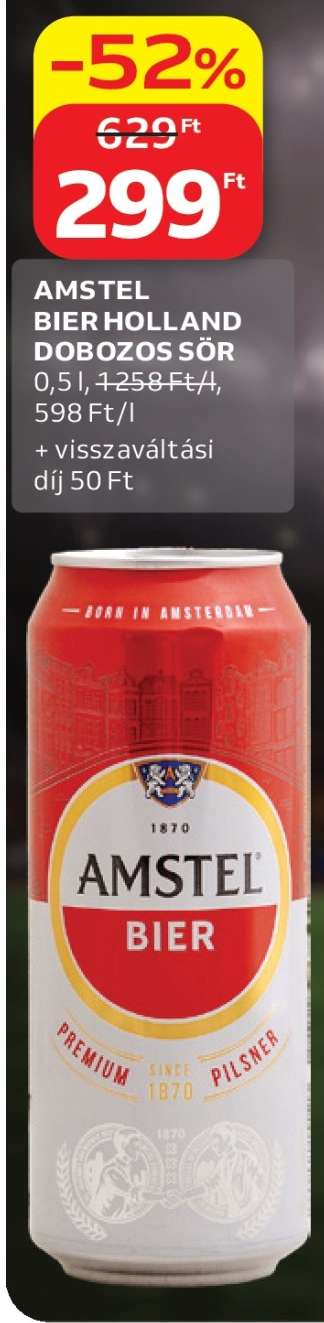 AMSTEL BIER HOLLAND DOBOZOS SÖR