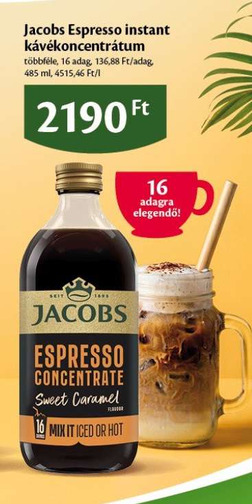 Jacobs Espresso instant kávékoncentrátum