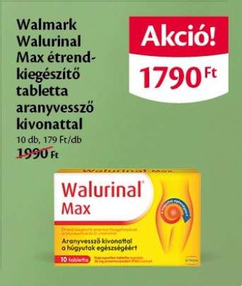 Walmark Walurinal Max étrend-kiegészítő tabletta aranyvessző kivonattal