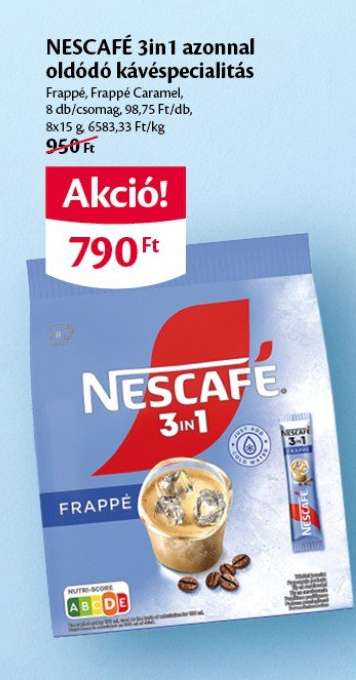 NESCAFÉ 3in1 azonnal oldódó kávéspecialitás