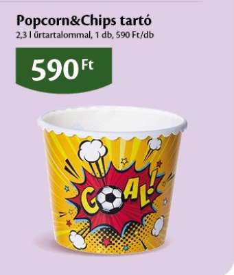 Popcorn&Chips tartó
