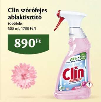 Clin szórófejes ablaktisztító