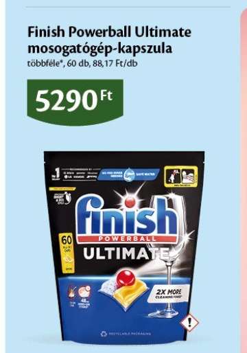 Finish Powerball Ultimate mosogatógép-kapszula