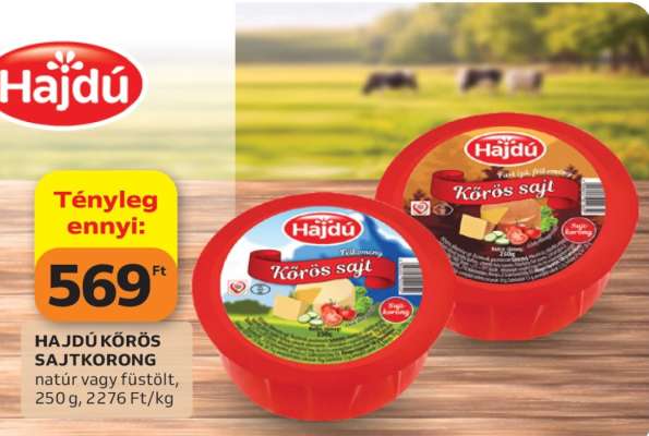 Hajdú Körös sajtkorong