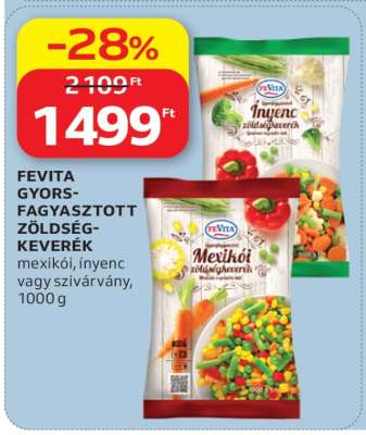 FEVITA GYORSFAGYASZTOTT ZÖLDSÉGKEVERÉK