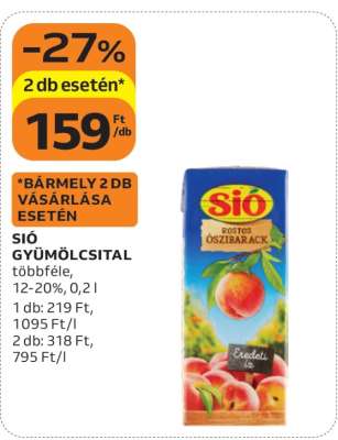 Sió gyümölcsital