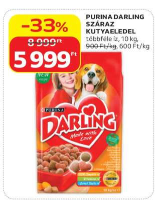 Purina Darling Száraz Kutyaeledel