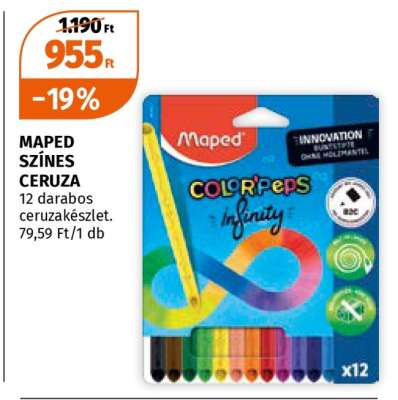 MAPED SZÍNES CERUZA
