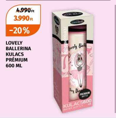 LOVELY BALLERINA KULACS PRÉMIUM 600 ML