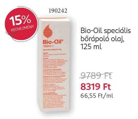 Bio-Oil speciális bőrápoló olaj, 125 ml