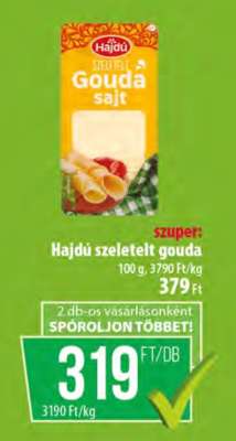 Hajdú szeletelt gouda