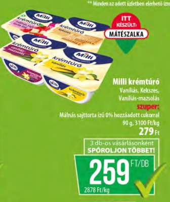 MILLI﻿﻿ Krémtúró