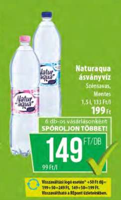 NATURAQUA ÁSVÁNYVÍZ