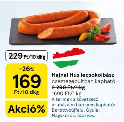 Hajnal Hús lecsókolbász