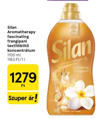 Silan Aromatherapy fascinating frangipani textilöblítő koncentrátum