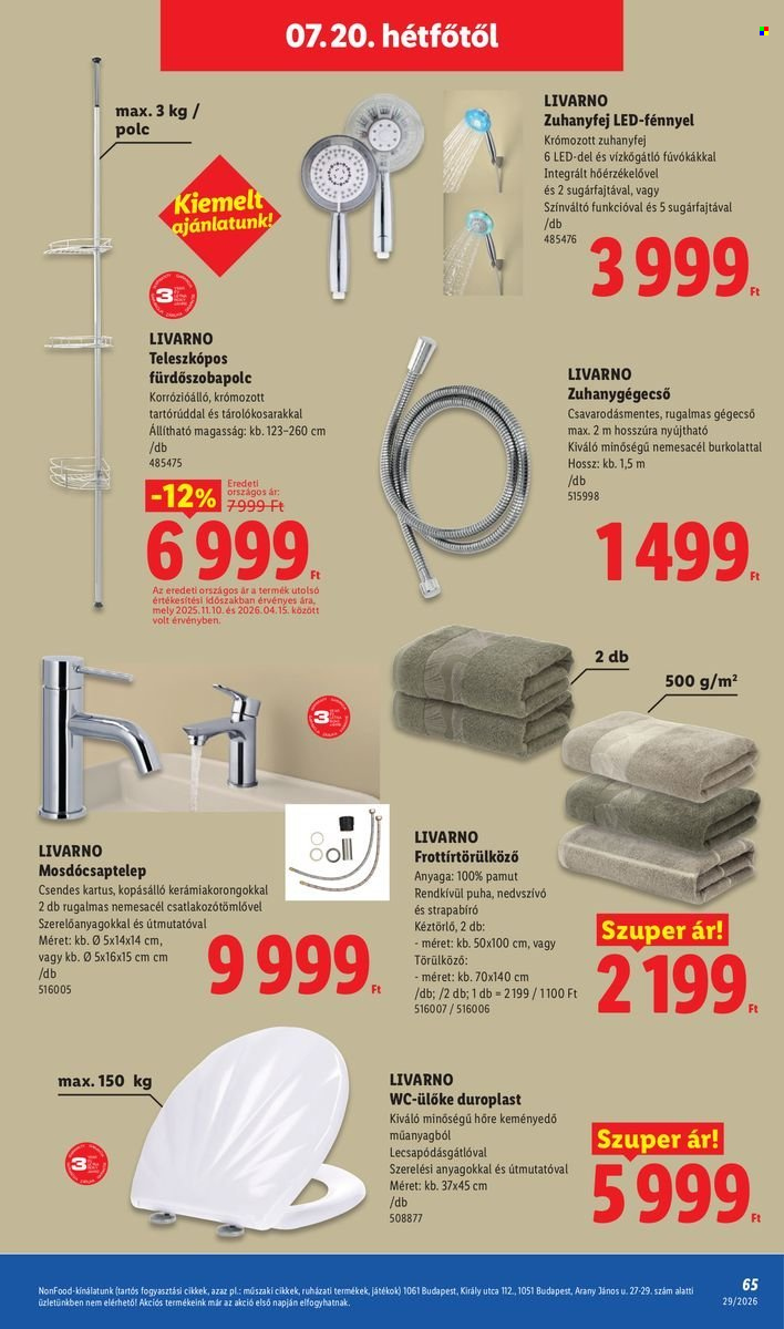 Lidl akciós újságok - 2026.07.16 - 2026.07.22. Oldal 65
