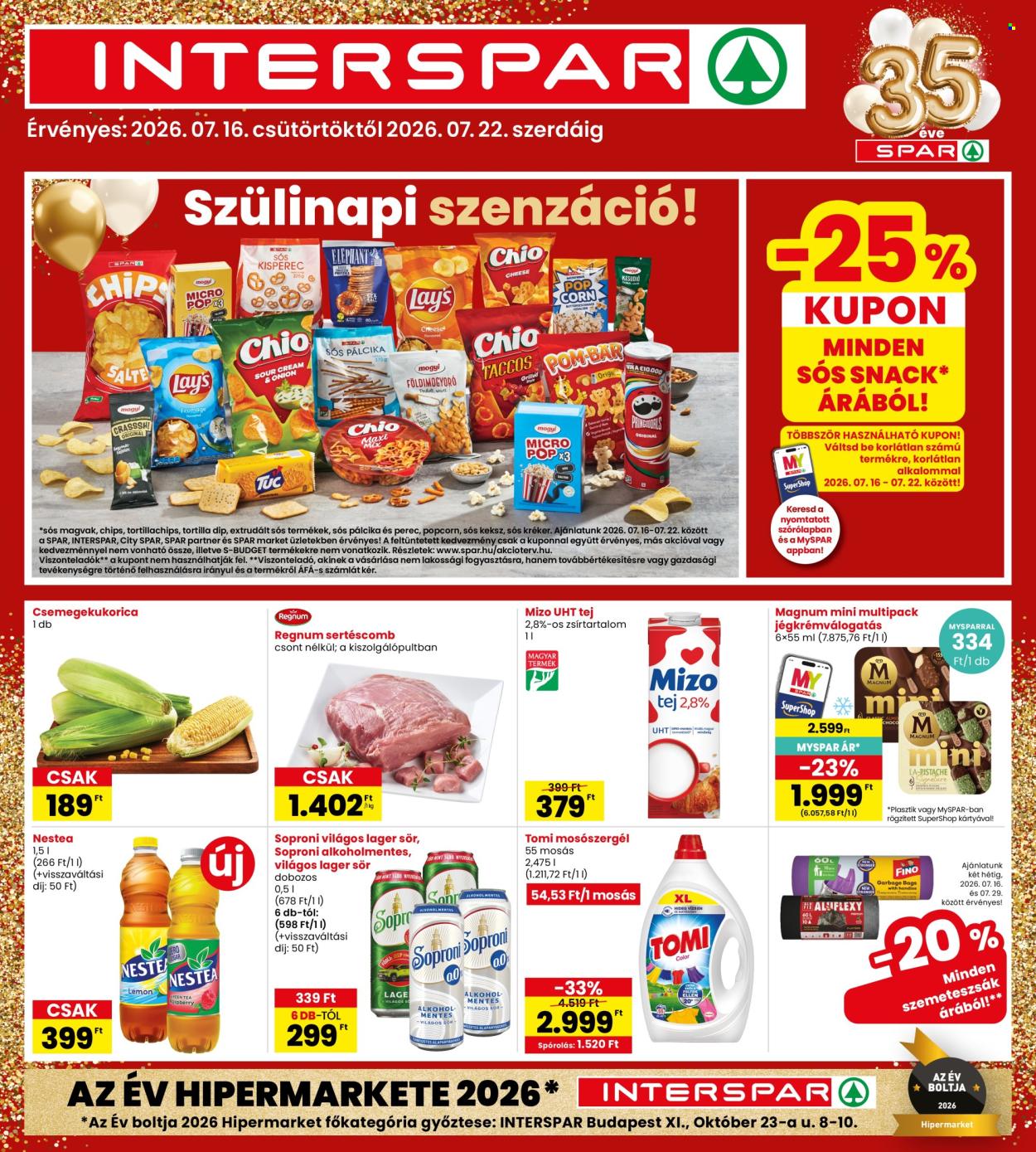 INTERSPAR akciós újságok - 2026.07.16 - 2026.07.22. Oldal 1