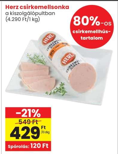 Herz csirkemellsonka