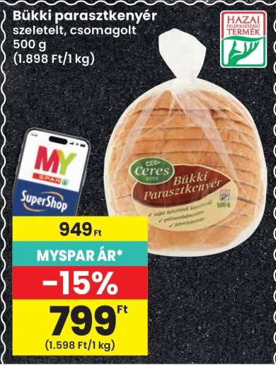 Bükki parasztkenyér