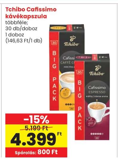 Tchibo Cafissimo Kávékapszula
