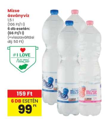 Mizse ásványvíz