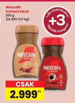 NESCAFÉ﻿﻿ Instant kávé*