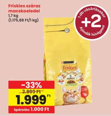 FRISKIES Száraz macskaeledel*