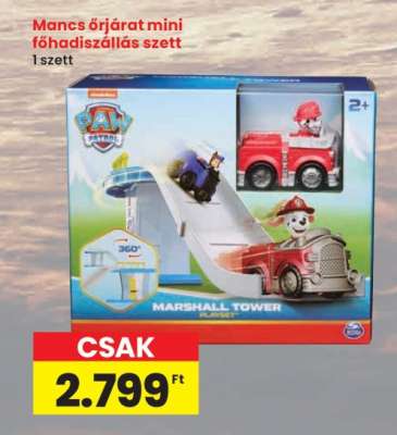 Mancs őrjárat mini főhadiszállás szett